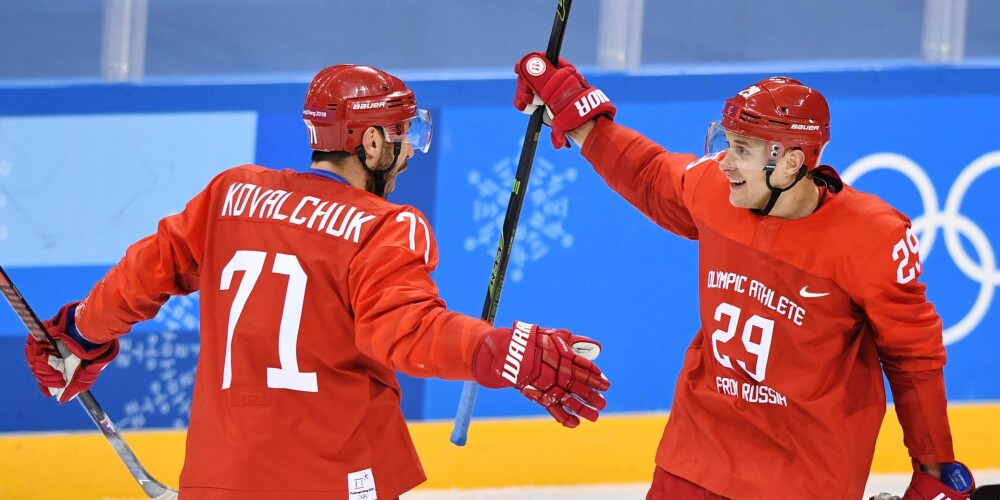 Российские хоккеисты "разорвали" словенцев