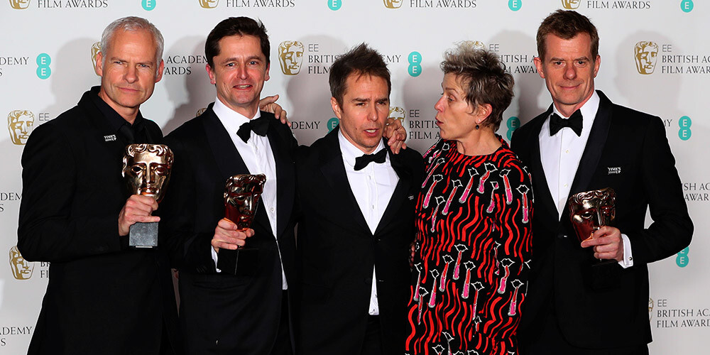 Filma "Trīs paziņojumi pie Misūri Ebingas štatā" iegūst 5 BAFTA balvas