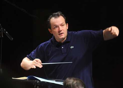 Diriģents Andris Nelsons.