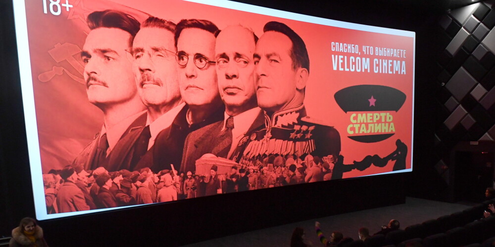 Maskavas kinoteātri soda par "Staļina nāve" izrādīšanu