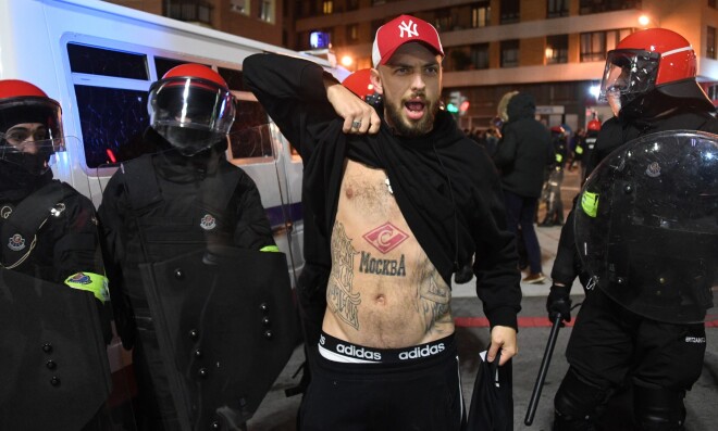 Maskavas "Spartak" fans reperis ST Spānijā.