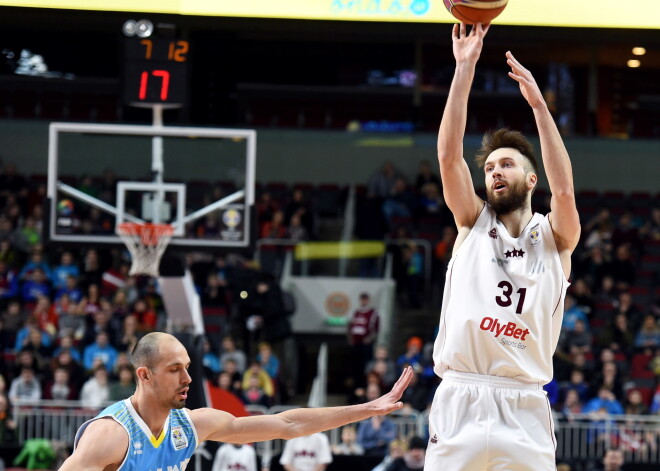 2019.gada Pasaules kausa kvalifikācijas turnīra spēle basketbolā, kurā tiekas Latvijas un Ukrainas valstsvienības "Arēnā Rīga".