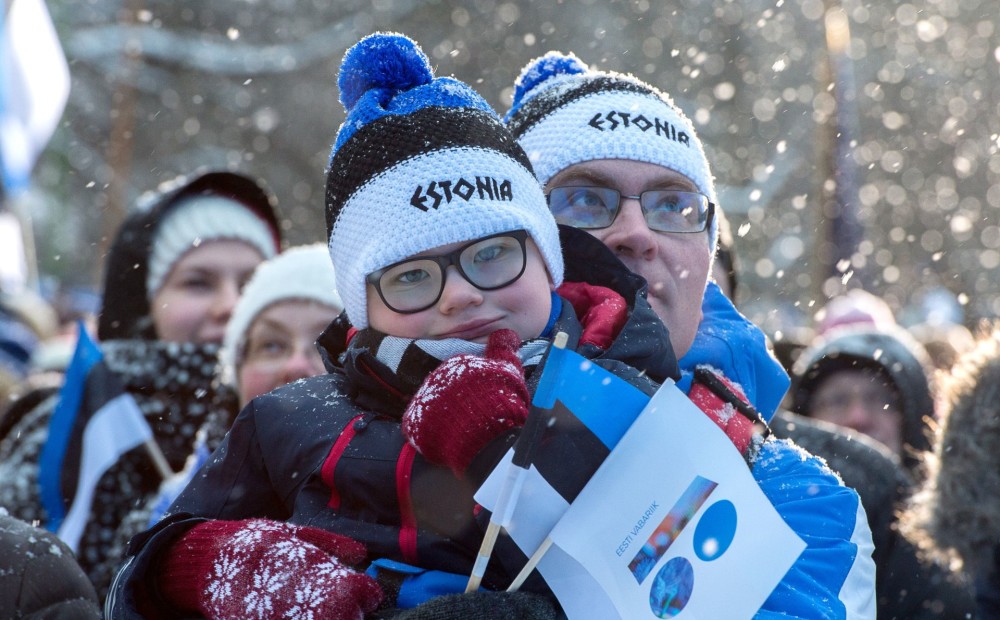 Fotoreportāža: Igaunija ar vērienu svin savu 100. dzimšanas dienu