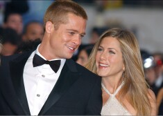 Reizi viņi bija Holivudas sapņu pāris: aktieri Breds Pits un Dženifera Anistone.