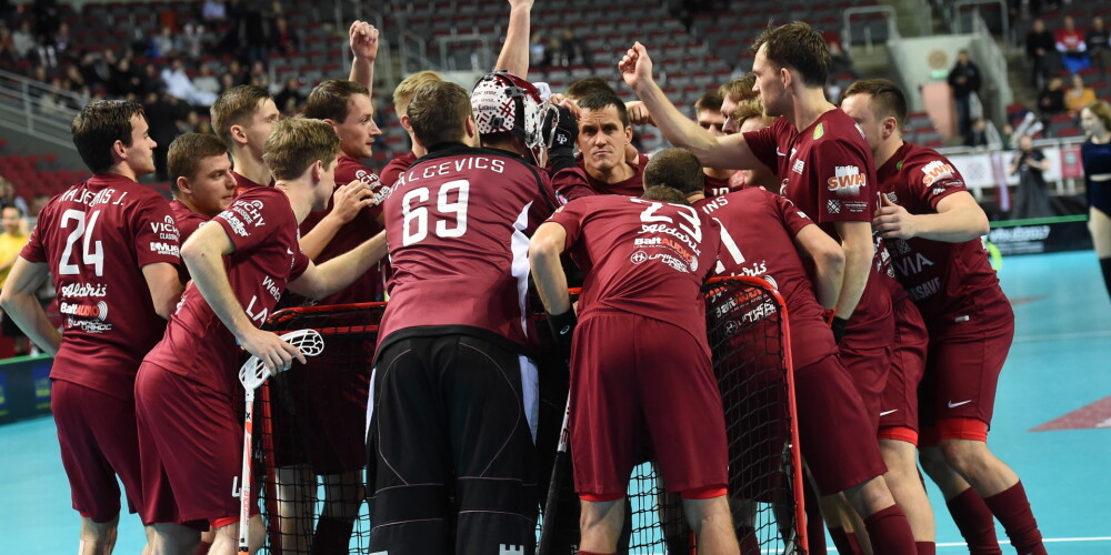 Latvijas florbola izlase uzzinājusi pretiniekus pasaules čempionātā