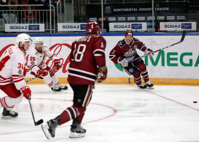 Kontinentālās hokeja līgas spēle, kurā tiekas Rīgas "Dinamo" un Helsinku "Jokerit" komandas.