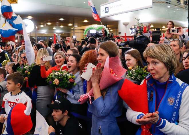 Krievija esot maksājusi faniem par līdzijušanu sportistiem olimpiādē