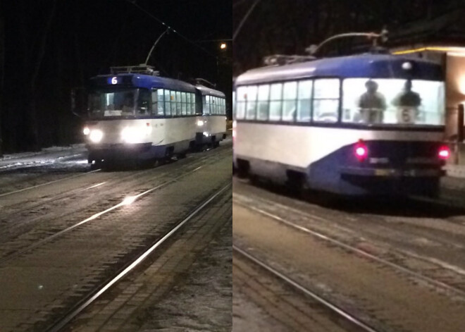 Dienas bilde: aizripo pats, pats pēdējais 6. tramvajs