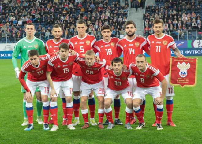 Krievijas futbola izlases ārsts paziņo, ka viņa spēlētāji ir tīrākie pasaulē