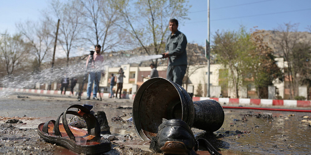 Sprādzienā pie svētnīcas Kabulā nogalināti vismaz 29 cilvēki
