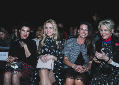 Радиогейша Иева Адамс, телеведущая Майя Силова, художница Иева Бондаре и стилист Кристине Рудзинска