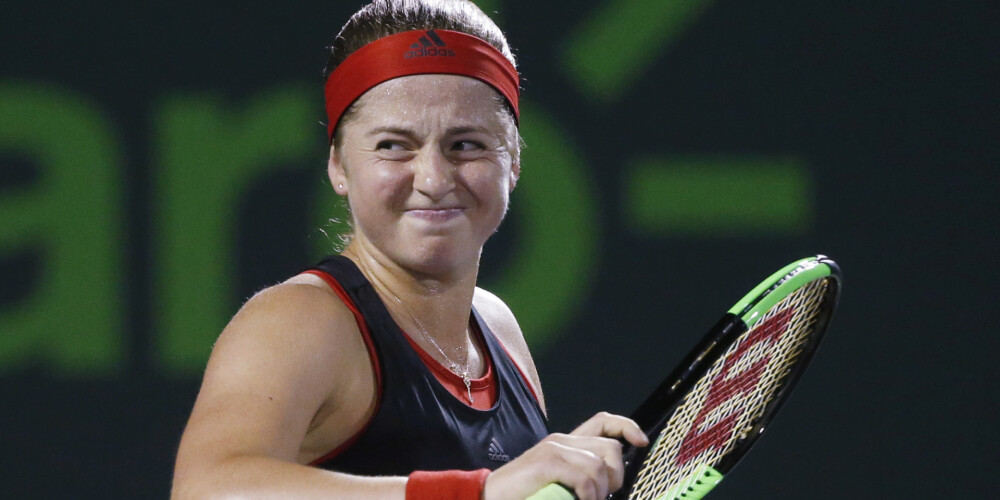 Aļona Ostapenko: finālā nebūs viegla cīņa, jo Stīvensa ir augstākā līmeņa tenisiste