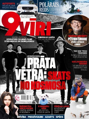 Žurnāla "9 vīri" 2018. gada aprīļa numurs.