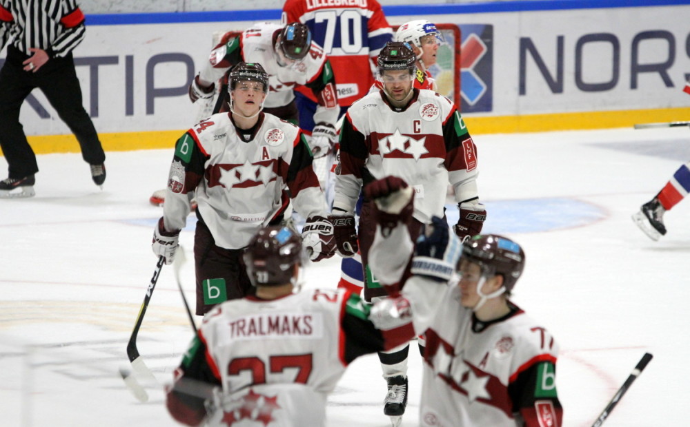 Latvijas hokeja izlasei bezierunu zaudējums arī otrajā pārbaudes spēlē pret Norvēģiju