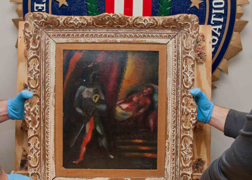 30 gadus pēc nozagšanas FIB atskan zvans par Šagāla gleznu