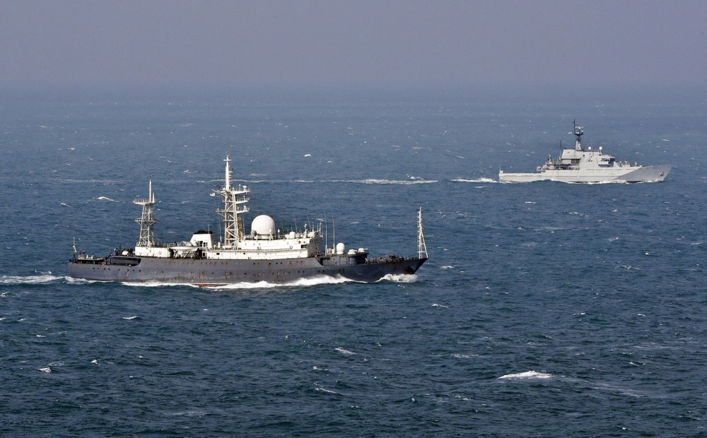 Latvijas tuvumā konstatēts Krievijas bruņoto spēku kuģis