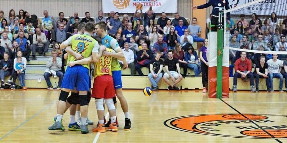 Jēkabpils "Lūši" pirmo reizi vēsturē kļūst par Latvijas čempioniem volejbolā