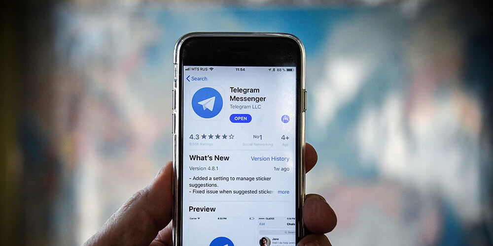 Krievijā sāk bloķēt ziņapmaiņas lietotni "Telegram"