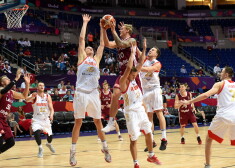 Latvijas basketbola izlase pret Krieviju pēdējo reizi spēlēja pērnā gada rudenī Eiropas čempionāta finālturnīrā, kad pārāki bija mūsu basketbolisti.