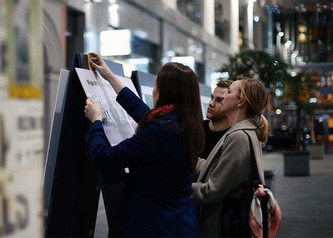 Galerijā Centrs atklāta izstāde, kas ļauj ielūkoties filmas "HomoNovus" tapšanas procesā