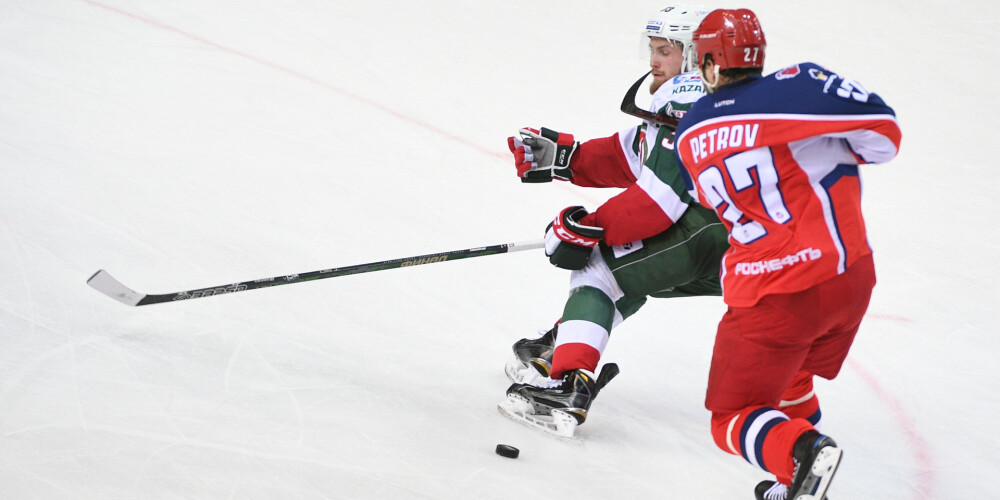 CSKA hokejisti izcīna pirmo uzvaru un samazina deficītu Gagarina kausa finālsērijā