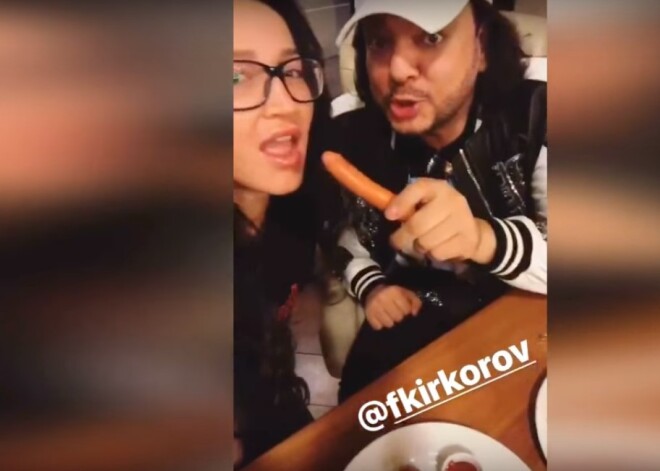 Филипп Киркоров накормил Ольгу Бузову сосисками