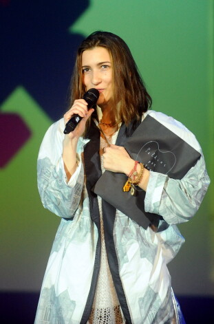 Modes dizainere Aļona Bauska.