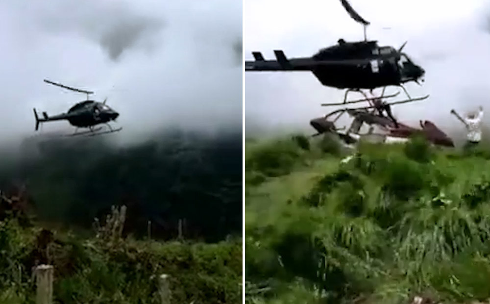 Traģēdija nelaimē: glābēju helikoptera propellera asmeņi pārcērt uz pusēm vīrieti