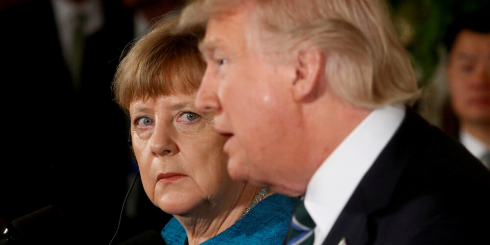 Merkele devusies uz ASV, lai tiktos ar Trampu