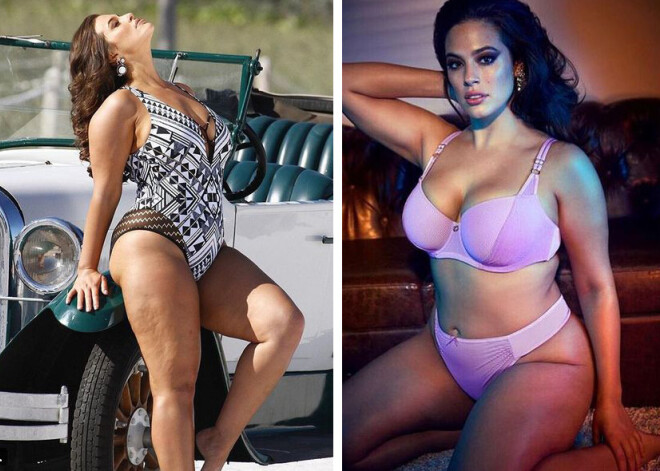 Модель plus-size Эшли Грэм показала упражнения от целлюлита