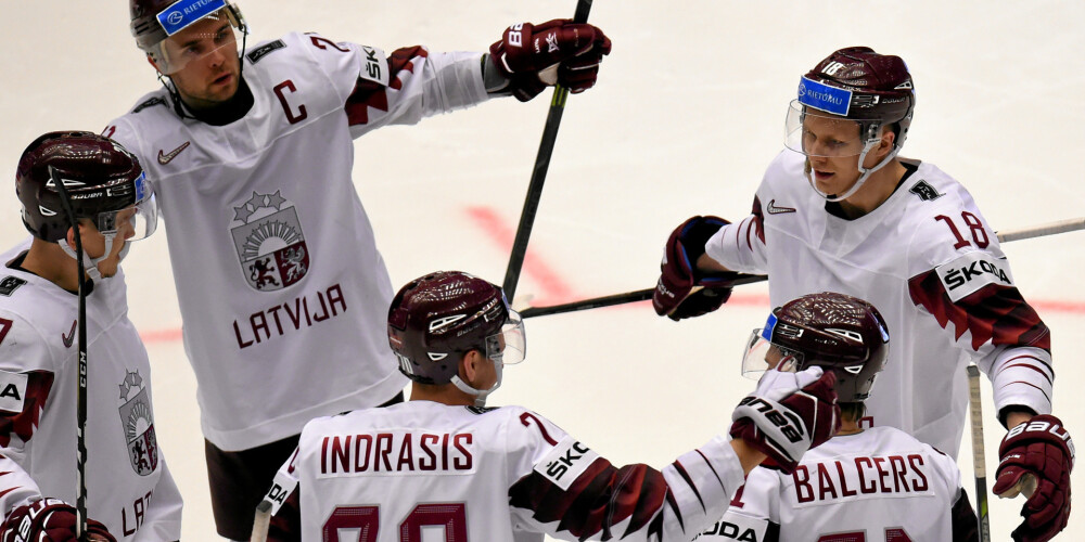 Latvijas hokeja izlasei šodien līdz šim nezaudējušo ASV zvaigžņu eksāmens