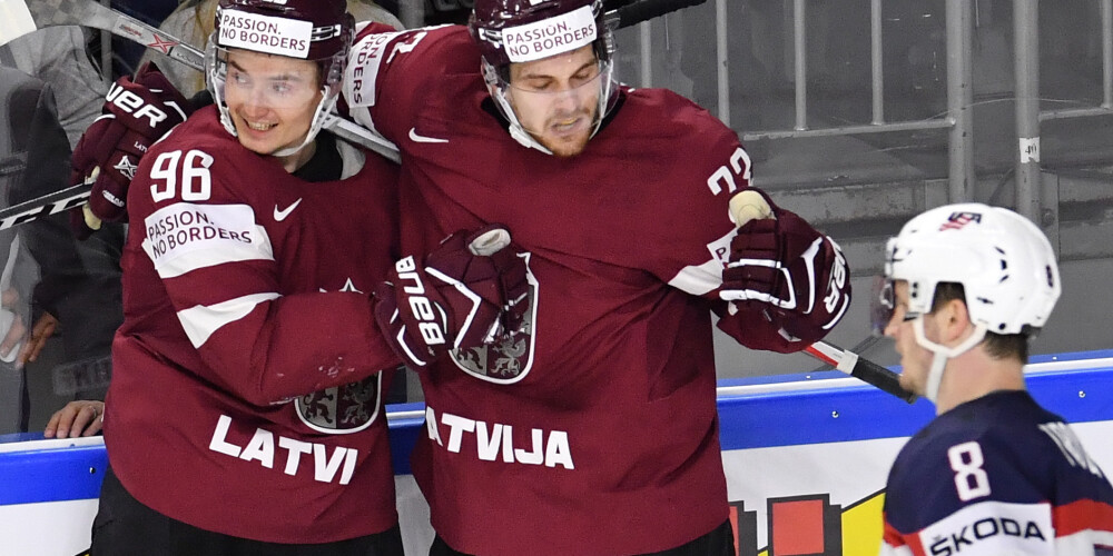 Latvijas hokeja izlase šorīt trenējusies ļoti pieticīgā sastāvā; Bļugers šodien spēlēšot