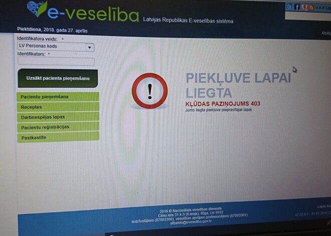 Ārzemju ekspertiem izdevies atrast kļūdu e-veselībā