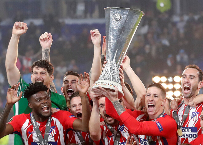 Madrides "Atletico" trešo reizi vēsturē triumfē UEFA Eiropas līgā