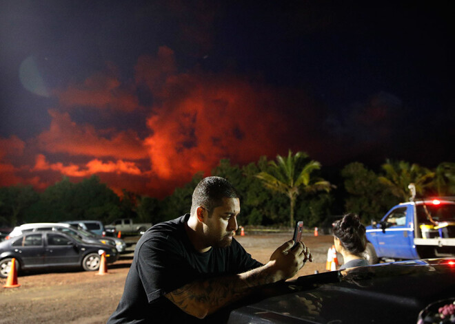 Kīlauea vulkāna lavas straume atgriezusi no ārpasaules aptuveni 40 mājas