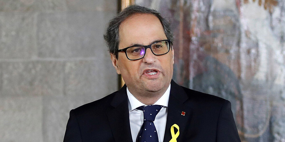 Katalonijas jaunais prezidents iekļauj valdībā ieslodzītos un trimdā dzīvojošos katalāņu līderus