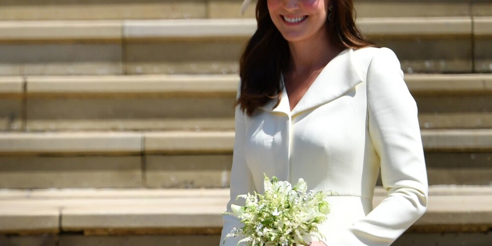 Герцогиня Кэтрин появилась на свадьбе принца Гарри в платье, в котором выходила в свет трижды до этого