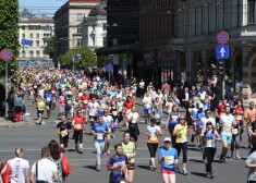 "Lattelecom" Rīgas maratona dalībnieki 6km distancē.