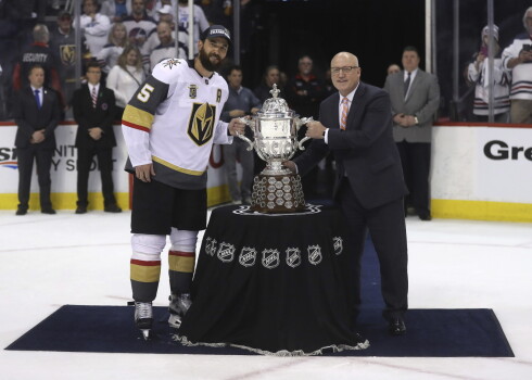 NHL debitante Vegasas "Golden Knights".