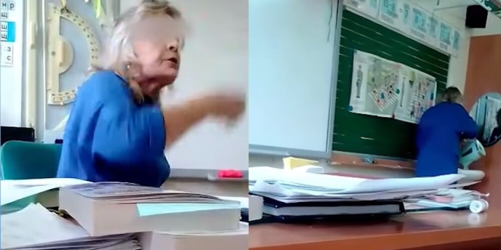 "Иди сюда, жвачная корова!": ученики сняли учительницу-грубиянку на видео