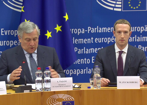 Zakerbergs sola EP deputātiem izmaiņas "Facebook"