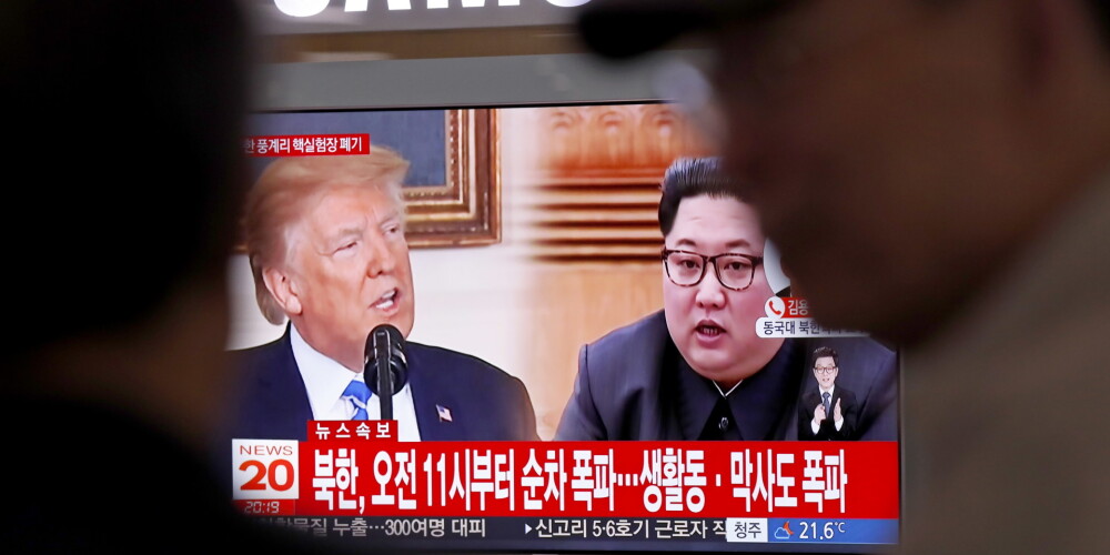 Tramps atceļ tikšanos ar Ziemeļkorejas līderi