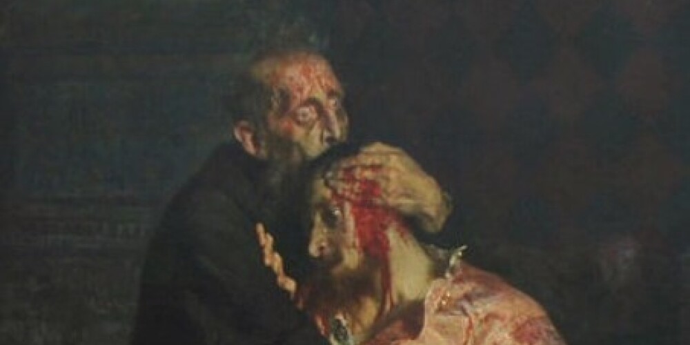 В Третьяковской галерее мужчина с ножом повредил знаменитую картину Репина