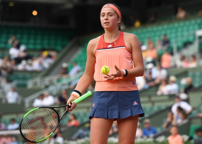 Ostapenko jau pirmajā kārtā noliek Francijas atklātā tenisa čempionāta uzvarētājas titulu