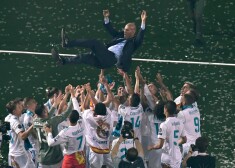 Pirms nedēļas Zidāns ar Madrides "Real" trešo reizi pēc kārtas triumfēja UEFA Čempionu līgā.