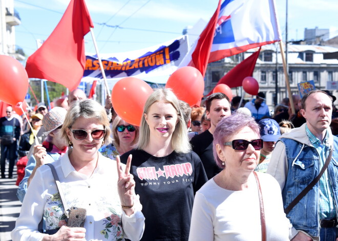 В Риге прошла очередная акция протеста против перевода школ на латышский язык обучения