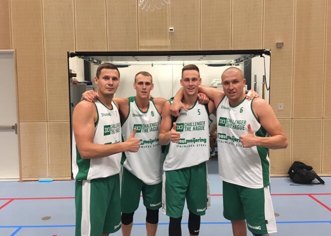 3x3 basketbola komanda "Rīga Ghetto Basket" Hāgā tomēr nepārvar pusfinālu