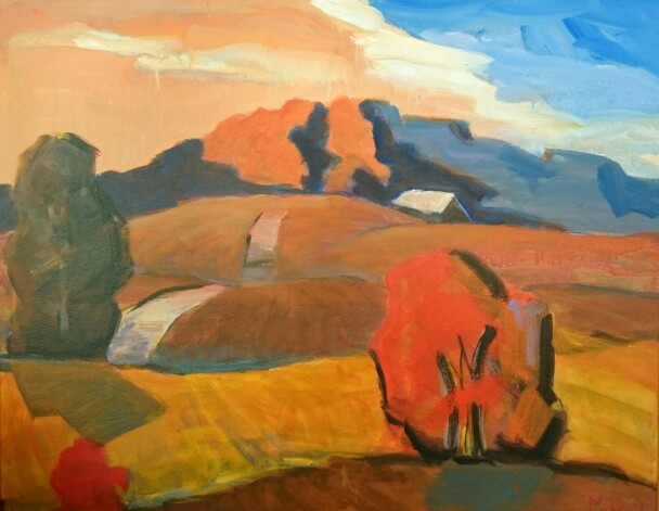 Jaņa Rozentāla un Rūdolfa Blaumaņa muzejā skatāma gleznotāja Miervalda Derkusova ainavu izstāde. Gleznotāja galvenais instruments ir gaisma.