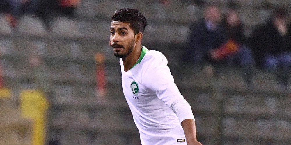 Saūda Arābijas izlases pussarfs Huseins Al-Mokvavi.