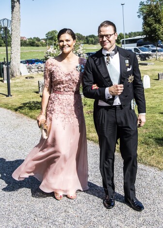 Kroņprincese Viktorija ar vīru princi Danielu.